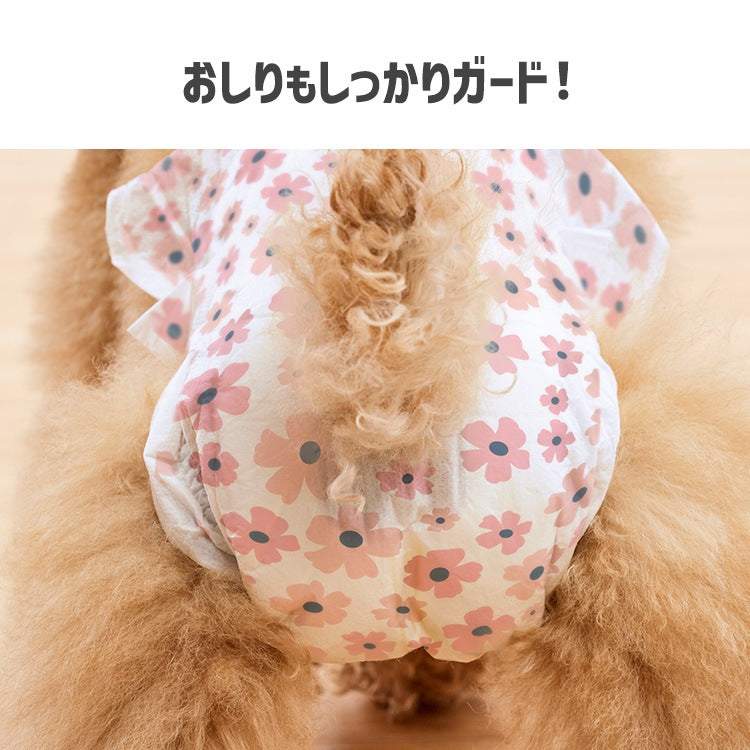 <a href="https://www.qoo10.jp/gmkt.inc/Search/brand.aspx?brandno=49458" target="_blank" class="title_brand" id="btn_brand" title="アイリスオーヤマ">アイリスオーヤマ</a>【公式】6袋まとめ買い／ ペットオムツ 最大4回分吸収 超小型犬 中型犬 ペット用 紙おむつ 猫 介護 粗相 生理 マナー PitaFit NPD * 送料無料