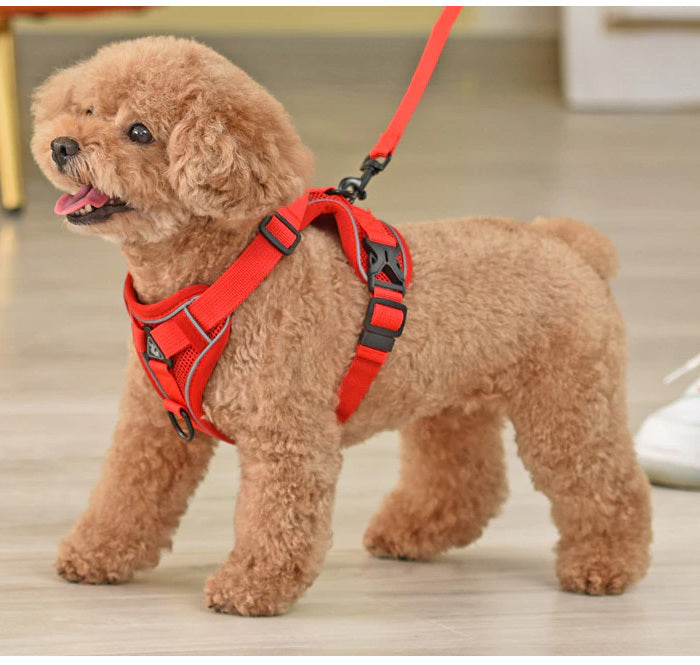 ハーネス 衝撃吸収 キャット 胴輪 1.5m フルカバー ペット 服 犬 猫 ドッグ メッシュ ウェアハーネス 体に優しい リード
