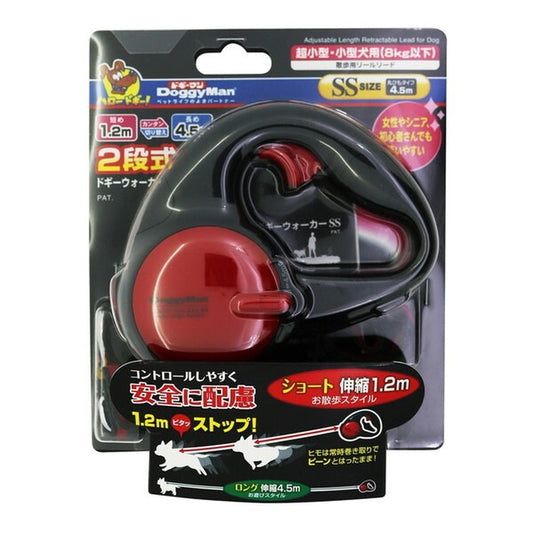 <a href="https://www.qoo10.jp/gmkt.inc/Search/brand.aspx?brandno=25753" target="_blank" class="title_brand" id="btn_brand" title="ドギーマン">ドギーマン</a>2段式ドギーウォーカー SS ブラック