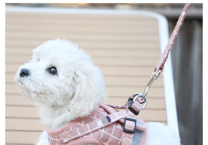 背心式犬牽引紐テディ比熊小型犬胸背ドッグラン子犬チェーンペット用品