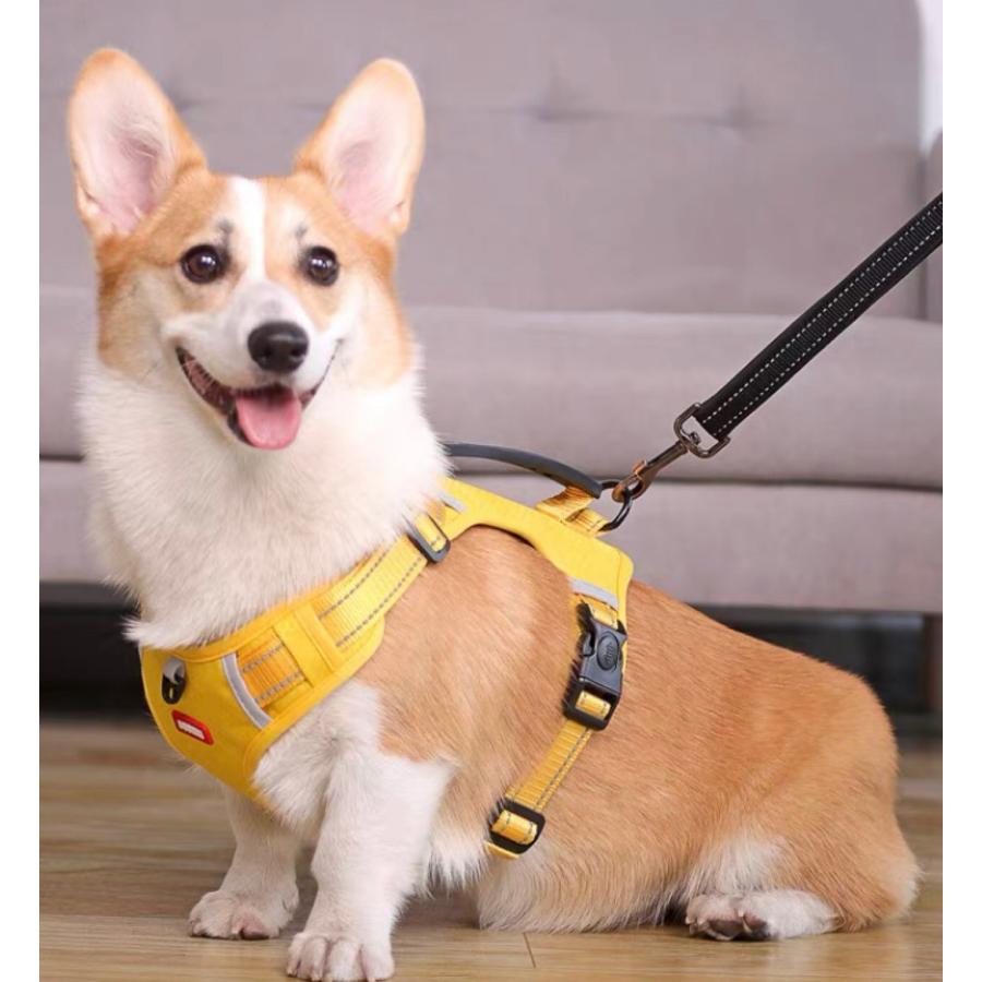 ステップハーネス ロック 大型犬 抜けない M 介護用 柴犬 小型犬 抜けにくい 犬 XS ハーネス ハンドル付き 中型犬 ウェアハーネス S L 負担の少ない