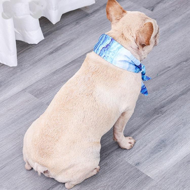犬用 ネッククーラー スカーフ ひんやり グッズ 熱中症対策 暑さ対策 クール 瞬間 冷却 夏 散歩 お出かけ アウトドア 屋外 首冷やす 首クール バンダナ