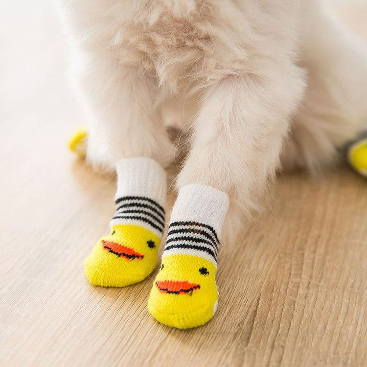 新品 大人気 ドッグソックス 犬用靴下 8枚入り 滑り止め 通気性 伸縮性 肉球保護 舐め防止 ケガ予防 おしゃれ 介護 室内 室外 お出かけ 小中大型 ペット