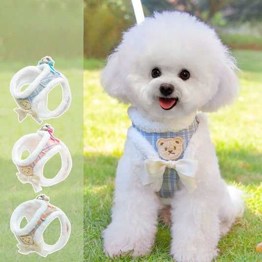リード リーシュ ペット用品 ハーネスリードセット 犬用 ネコ用ハーネス 2点セット おしゃれ ハーネス お出かけ 猫用 犬 小型犬 中型犬 シンプル お散歩 簡単装着 胴輪 69 軽量 犬用ハーネス