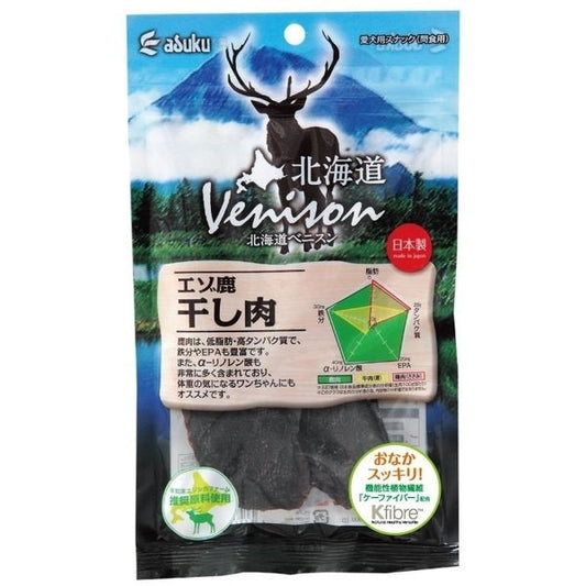 <a href="https://www.qoo10.jp/gmkt.inc/Search/brand.aspx?brandno=104808" target="_blank" class="title_brand" id="btn_brand" title="アスク">アスク</a>ベニスンエゾ鹿干し肉40G