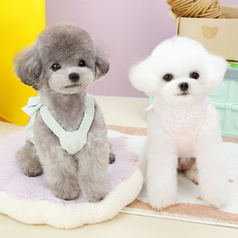 【新作犬猫服 登場】 犬服 ペット服 犬 洋服 新しい夏の韓国犬服スカートペット服