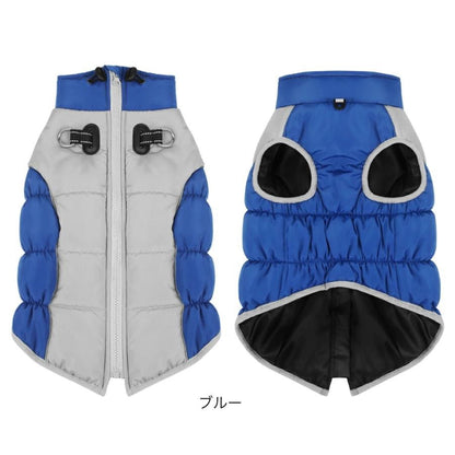 冬 ジャケット 犬服 小型犬 ドッグウェア 中型犬 コート 暖かい 重ね着 厚手 ベスト 犬の服 撥水 防寒 ハーネス ハーネス一体型ジャンパー 防寒着 オシャレ 犬