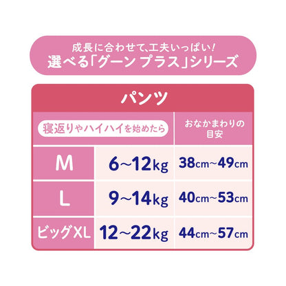 【パンツ BIGサイズ】グーンプラス やわらかタッチ (12~22kg) 38枚 【Amazon.co.jp限定】