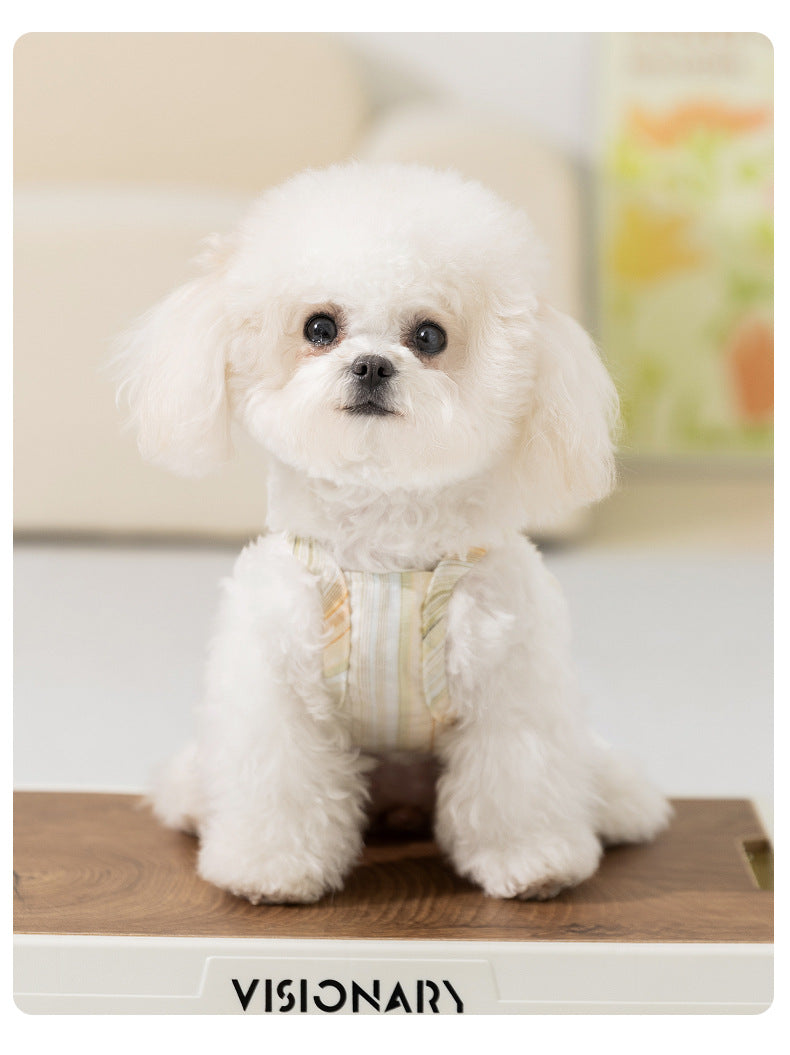 犬 洋服 2025新作犬服春夏ボーダー蝶結びキャミソール小型犬ペットドレス