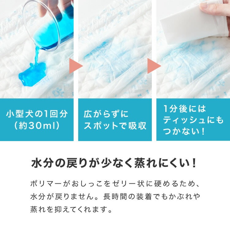 <a href="https://www.qoo10.jp/gmkt.inc/Search/brand.aspx?brandno=134820" target="_blank" class="title_brand" id="btn_brand" title="リコメン堂">リコメン堂</a>犬 おむつ ペット 男の子 抗菌 消臭 S M L XL 4サイズ 7層構造 超吸収 漏れない 防臭 120枚 100枚 大容量 マナー ベルト パンツ しつけ マーキング防止 介護 超小型犬 小型犬