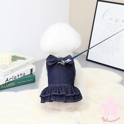 新作 トレンド ペット 服 安い 犬 春 夏 秋 冬 デニム タンクトップ ワンピース かわいい 可愛い ハイブランド 猫 ドッグ ウェア