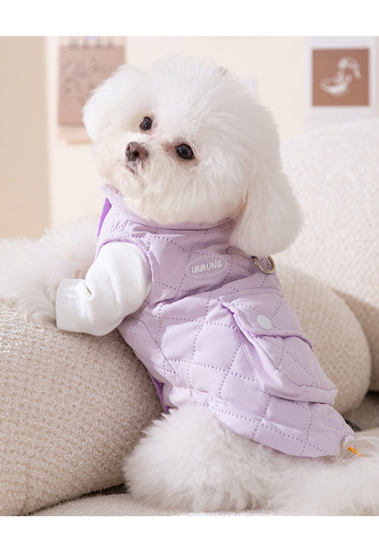 秋冬の犬服 テディボーミペットのコキシナレビーベア秋冬服 小型犬は猫のペットの保温服を牽引することができる