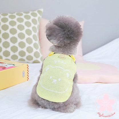 人気商品超目玉 ペット 服 安い 犬 春 夏 くまちゃん 柄 タンクトップ かわいい 可愛い ハイブランド 猫 ドッグ ウェア