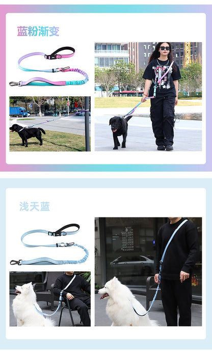 人気商品 迷子防止 大型犬 大型犬 ショルダーリード 犬 中型犬 ハンズフリー リード 外れ リード ハーネス ダブル ない 肩掛け 防止 ハンズフリー 犬 ダ大好評