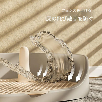 犬 トイレトレー 犬 トイレ ワイド 保護掃除が簡単 ペットトイレペット ペットグッズ 犬用品 トイレ用品 トレー トイレ容器