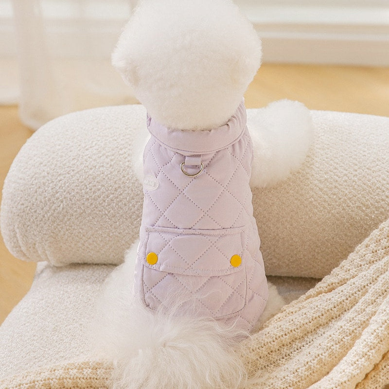 犬服 ワンちゃん服の保温ポケットはベストの子犬の両足を牽引し猫の服を厚くすることができる