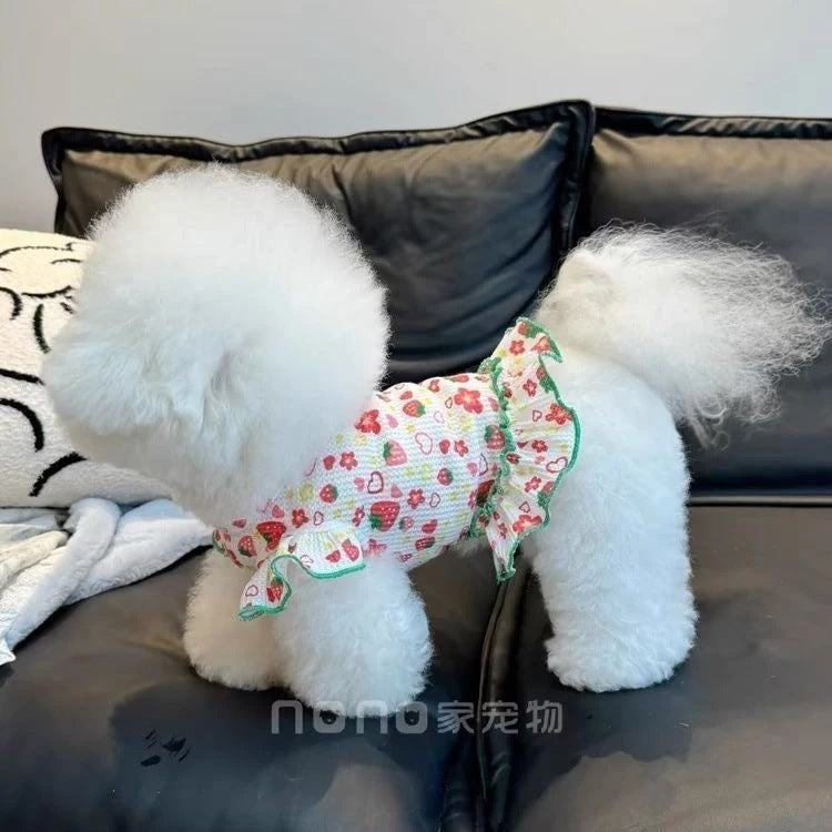 [犬 服]犬 洋服 ins人気商品 ペット猫外出サンウェア犬服春夏新作スカート