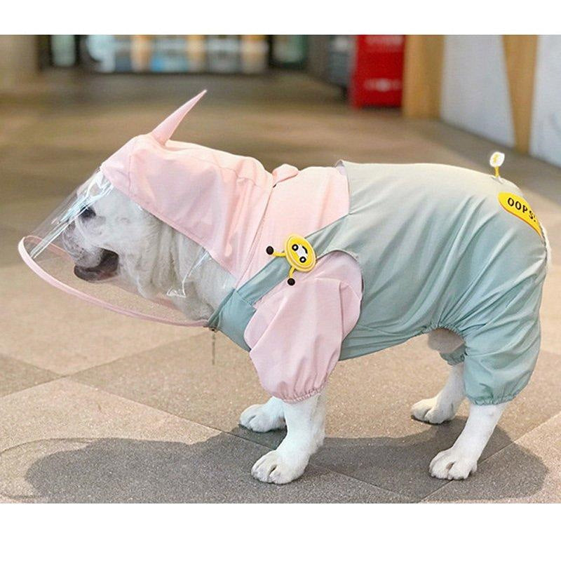 犬用 レインコート 中型犬 犬服 防水 ドッグ 小型犬 雨具 カッパ ドッグウエア ペット