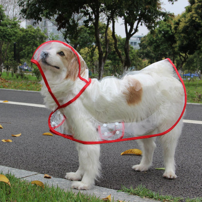人気ペット用品 犬 マッキントッシュ 小型犬 中型犬 新品 透明 ペット マッキントッシュ