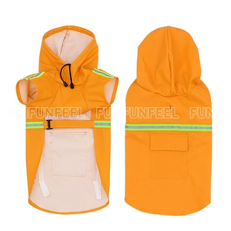 犬 レインコート ポンチョ 中型犬 小型犬 大型犬 かわいい ペット 雨具 防水 軽量 反射板付き ドッグレインコート
