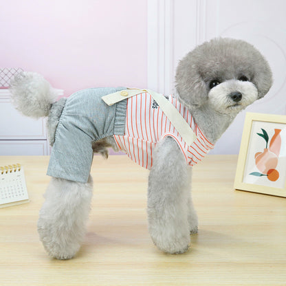 猫 犬 洋服 犬服 ペット服 大中小型犬 ペット用品 犬/猫用 犬の服 ペットウエア 小型犬 中型犬 通気 可愛い ドッグウェア トレーナー 犬 服 ワンピース サロペット ビションフリーゼ 犬猫服
