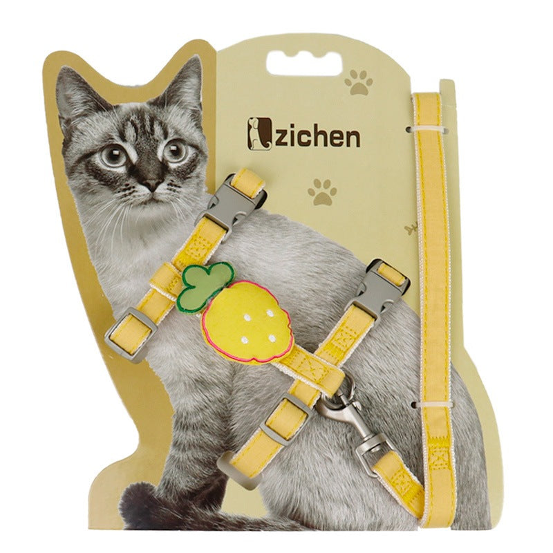 猫用 簡単装着 ペットハーネス リーシュ 軽量 お散歩 ハーネス ペット用品 お出かけ ネコ用ハーネス ハーネスリードセット 1 犬 小型犬 犬用 中型犬 おしゃれ リード 胴輪 犬用ハーネス シンプ