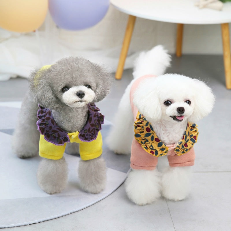 猫 犬 洋服 犬服 ペット服 大中小型犬 ペット用品 犬/猫用 犬の服 ペットウエア 小型犬 中型犬 通気 可愛い ドッグウェア トレーナー 犬 服 ワンピース サロペット ビションフリーゼ 犬猫服