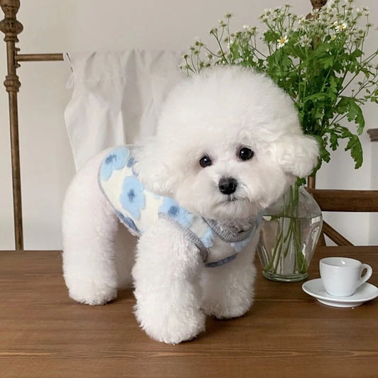 2025新作春秋 ペット服/犬猫服 犬 洋服/犬用品 /小中型犬 秋の新しいペット暖かいウエストコート犬の服