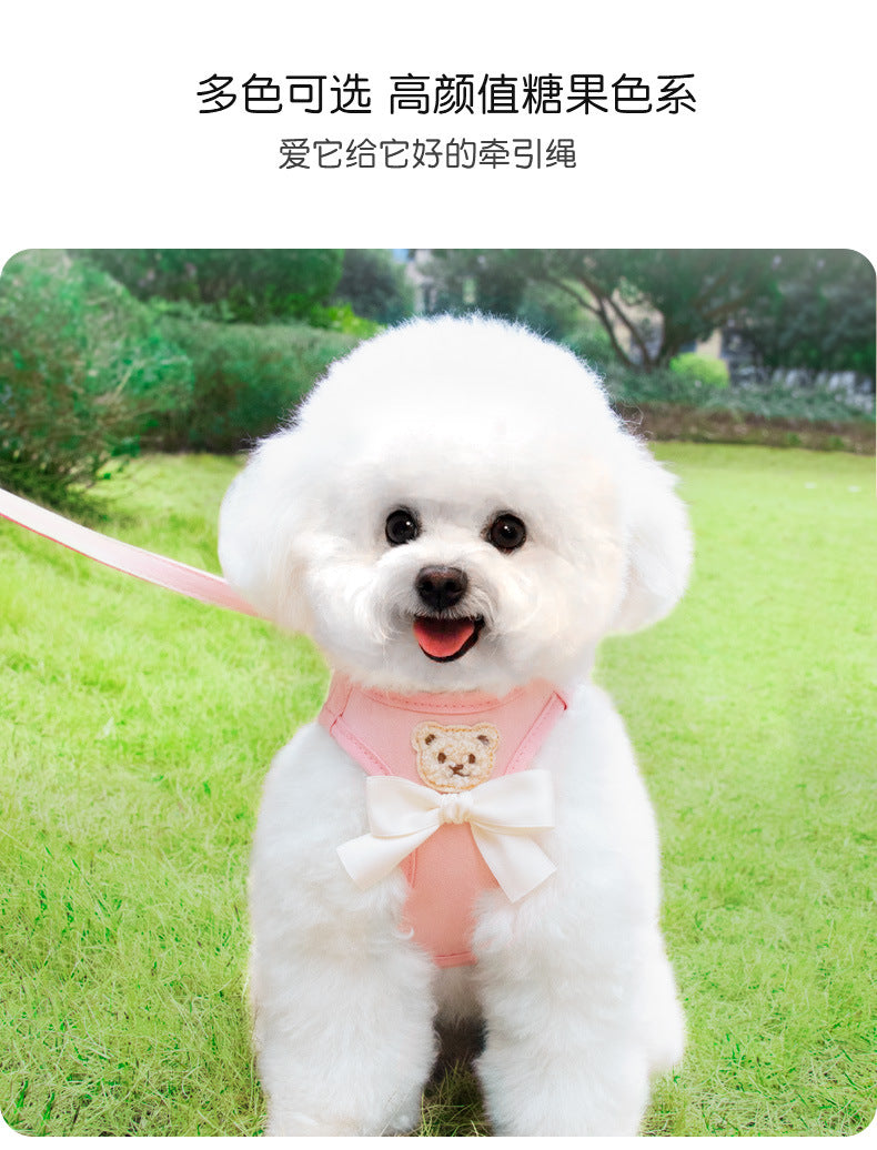 お出かけ 猫用 ハーネス 軽量 ペット用品 簡単装着 犬 ペットハーネス お散歩 小型犬 犬用ハーネス 中型犬 2点セット おしゃれ 51 リーシュ ハーネスリードセット 胴輪 ネコ用ハーネス リード