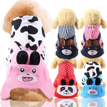 保温 ペット服 厚手 ペット 猫犬服 小中型犬 サロペット ドッグウエア ペット用品 犬用品 犬服