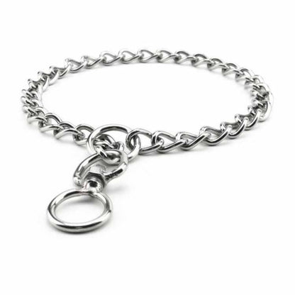 ドッグ いぬ イヌ 犬 首輪 ステンレス チェーン 引っ張り しつけ用ペット ペットグッズ 犬用品 首輪 胴輪 リード 首輪