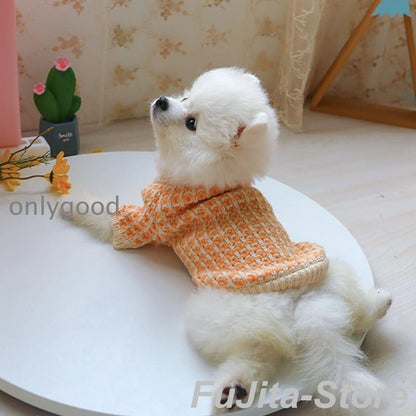 犬 服 犬の服 ニット 秋冬 ドッグウェア セーター 猫服 おしゃれ 防寒 暖か 保温 中型犬 小型犬対応 お散歩 可愛い クリスマス トイプードル