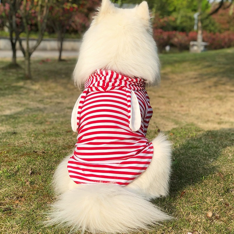 【輸送費無料】大型犬服夏サモイドゴールデンレトリバーラブラドール多角形羊飼い中型大型犬春と夏の薄いベスト
