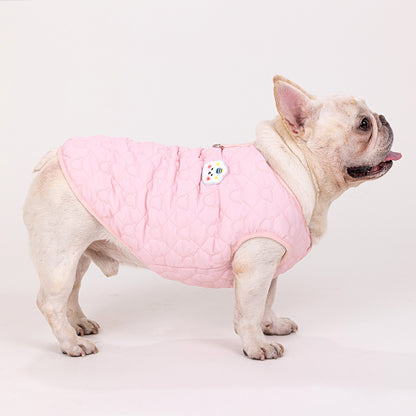 人気ペット服 犬の服 ペットの服 秋冬 ブルドッグモデル ブルドッグ 4色 コットンベスト