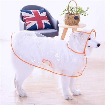 犬レインコート つなぎレインコート ペットウェア ペット服 薄手 犬用 ドッグウェア カッパ 大型犬 犬用ウェア 可愛い ペット用品