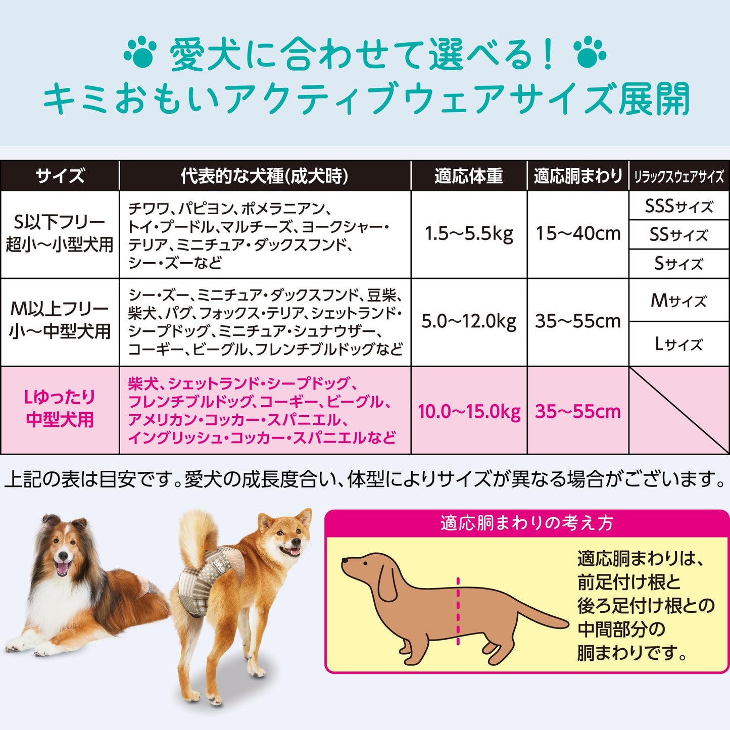 エリエール Pｅｔ キミおもい のびのび動けるアクティブウェア L ゆったり 20枚 犬用 おむつ