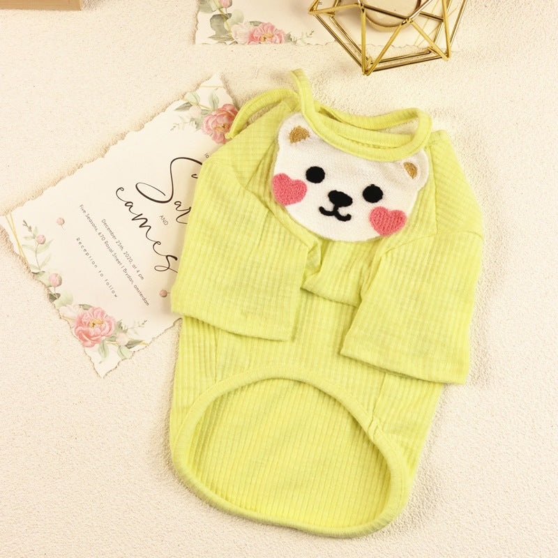 猫 犬 洋服 犬服 ペット服 大中小型犬 ペット用品 犬/猫用 犬の服 ペットウエア 小型犬 中型犬 通気 可愛い ドッグウェア トレーナー 犬 服 ワンピース サロペット ビションフリーゼ 犬猫服