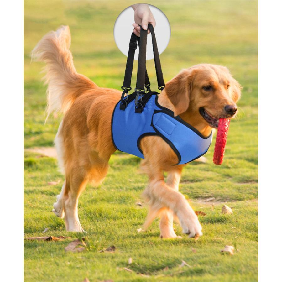 新商品プロモーション，数量限定 犬用介護ハーネス 犬 補助ハーネス 歩行補助 老犬 歩行サポート 安定性 関節 サポート 小型犬 中型犬 散歩 ペット用 怪我 手術 脱着簡単 高齢犬犬用介護ハーネ