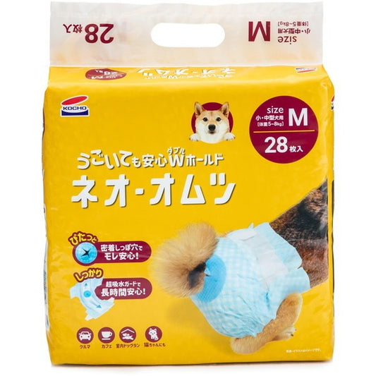 <a href="https://www.qoo10.jp/gmkt.inc/Search/brand.aspx?brandno=111073" target="_blank" class="title_brand" id="btn_brand" title="Kocho">Kocho</a>ネオオムツ M 28枚