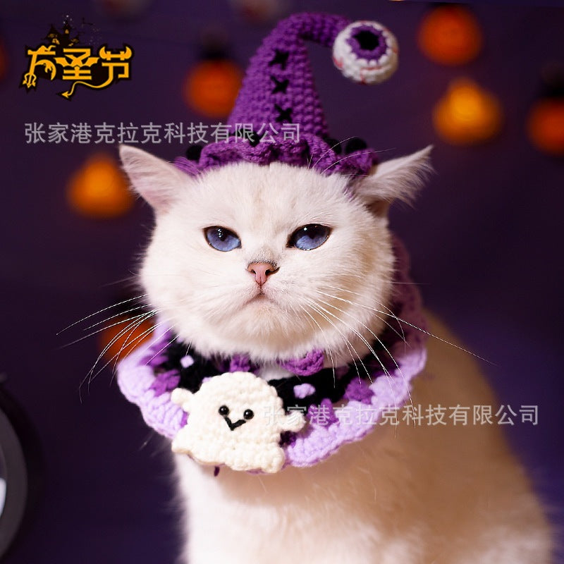 ねこ/犬用品 首輪マフラー サンタマフラー ハロウィンギフト プレゼント お祝い 大人気 着脱簡単 可愛い 散歩 旅行 撮影用 ペット服 記念撮影 INS tiktok かわいい ペット用品 ペット