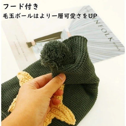 犬服 セーター パーカー 編み 犬のニット かわいい ドッグウェア ドッグクローズ トイプードル チワワ ポメラニアン 小型犬 メール便対応