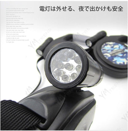 KIMペット用 リード 犬リード 自動伸縮 懐中電灯付き 伸縮 長さ8m LED ライト付き 明るい