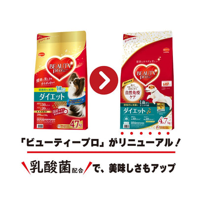<a href="https://www.qoo10.jp/gmkt.inc/Search/brand.aspx?brandno=77808" target="_blank" class="title_brand" id="btn_brand" title="ビューティープロ">ビューティープロ</a>ドッグフード　ドッグ　ダイエット　１歳から　４．７ｋｇ（ジッパー付き）　ＣＲＣ45―05―35―50―00