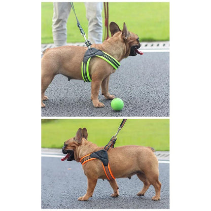 新商品プロモーション，数量限定 犬 ハーネス リード 付 ペット 胴輪 ふっくら生地 服 反射 キャット ドッグ メッシュ ドッグウェア 小型犬 大型犬 中型犬犬 ハーネス