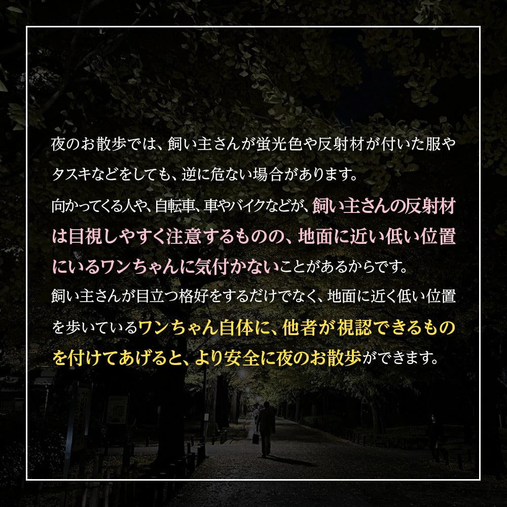 <a href="https://www.qoo10.jp/gmkt.inc/Search/brand.aspx?brandno=115529" target="_blank" class="title_brand" id="btn_brand" title="ZELDNER">ZELDNER</a>光る首輪 【2個セット】 USB充電式 サイズ調整可 LEDライト 光る 首輪 ペット 犬 猫 カラー 点灯 点滅 小型犬 中型犬 大型犬 夜 散歩 安全 事故防止 安全グッズ ペット用品 ドッグ