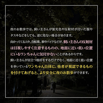 <a href="https://www.qoo10.jp/gmkt.inc/Search/brand.aspx?brandno=115529" target="_blank" class="title_brand" id="btn_brand" title="ZELDNER">ZELDNER</a>光る首輪 【2個セット】 USB充電式 サイズ調整可 LEDライト 光る 首輪 ペット 犬 猫 カラー 点灯 点滅 小型犬 中型犬 大型犬 夜 散歩 安全 事故防止 安全グッズ ペット用品 ドッグ