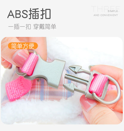リード リーシュ ペット用品 ハーネスリードセット 犬用 ネコ用ハーネス 2点セット おしゃれ ハーネス お出かけ 猫用 犬 小型犬 中型犬 シンプル お散歩 簡単装着 胴輪 69 軽量 犬用ハーネス