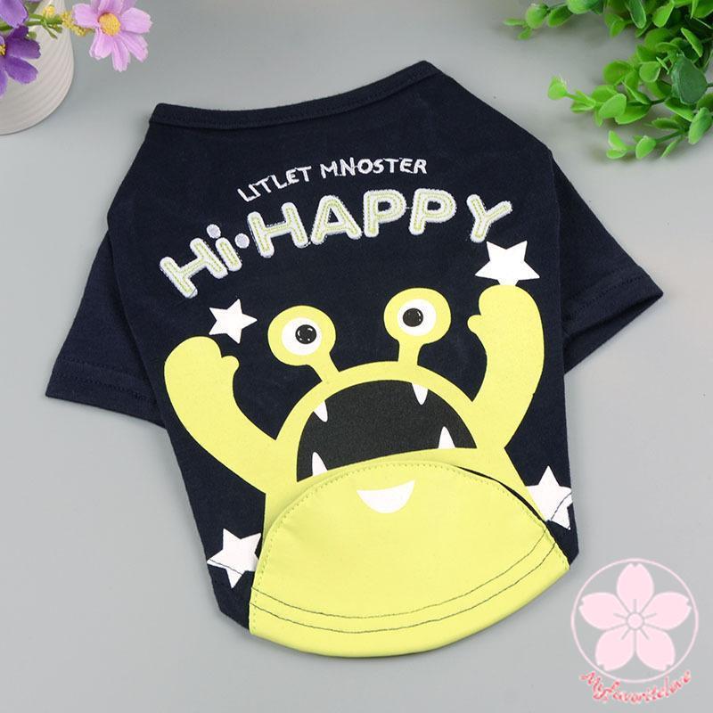 人気沸騰 ペット 服 安い 犬 春 夏 秋 キャラクター Tシャツ かわいい可愛いハイブランド 猫 ドッグウェア