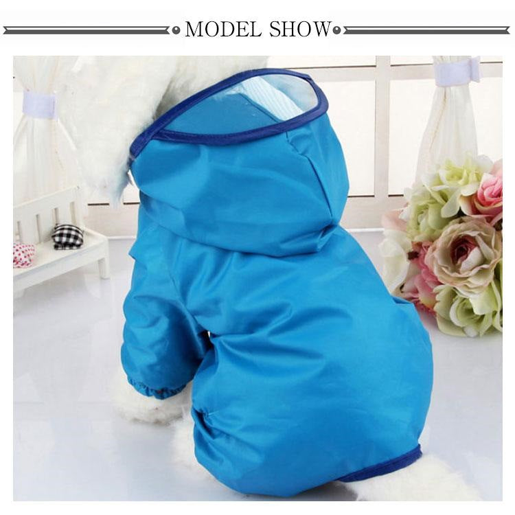 ペット服 犬 レインコート 犬レインコート 小型 中型犬 用 ペットレインコート 雨具 ドッグ ペット服 レインポンチョ カッパ 帽子付 レインウェア