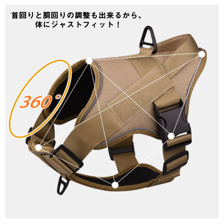 パワーハーネス 犬用 ハーネス ハンドル付 ソフト しっかり固定 超小型犬 小型犬 飛び出し防止 大型犬 胴輪 簡単装着 ハンドルハーネス 反射テープ 衝撃吸収 大型犬 中型犬 小型犬 超大型犬 中型